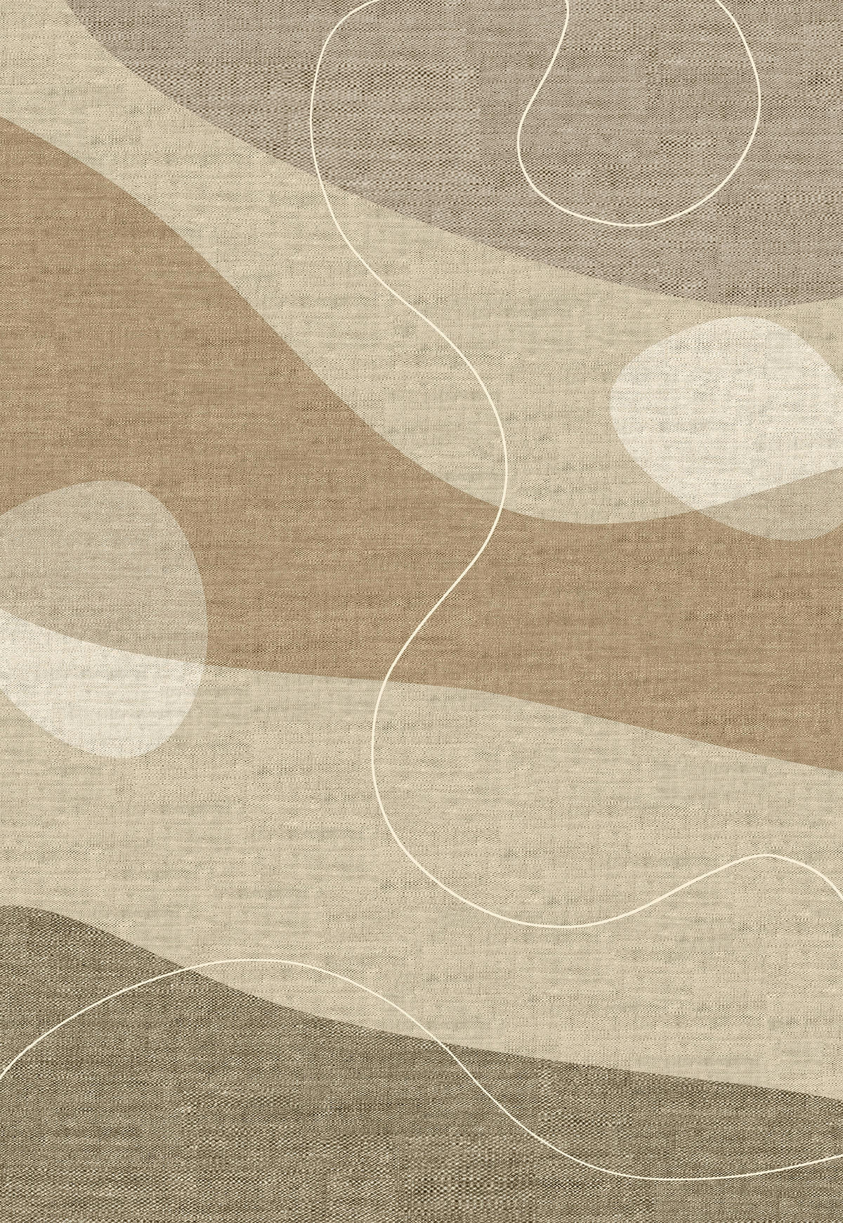 LÄUFER 80/250 cm MESIO DUNIS  - Honigeiche/Creme, Design, Kunststoff/Textil (80/250cm) - Lindorug
