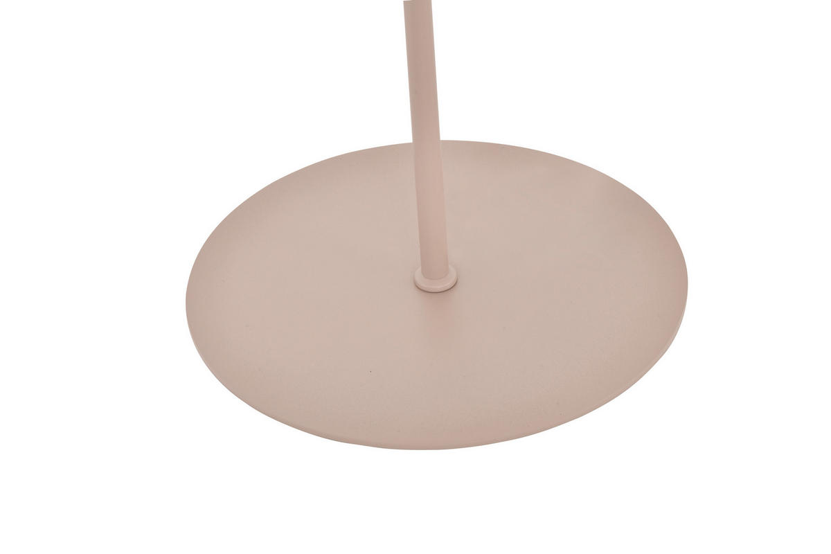 LED-STEHLEUCHTE Biarritz 25/140/25 cm  - Sandfarben/Schwarzchrom, Design, Kunststoff/Metall (25/140/25cm)