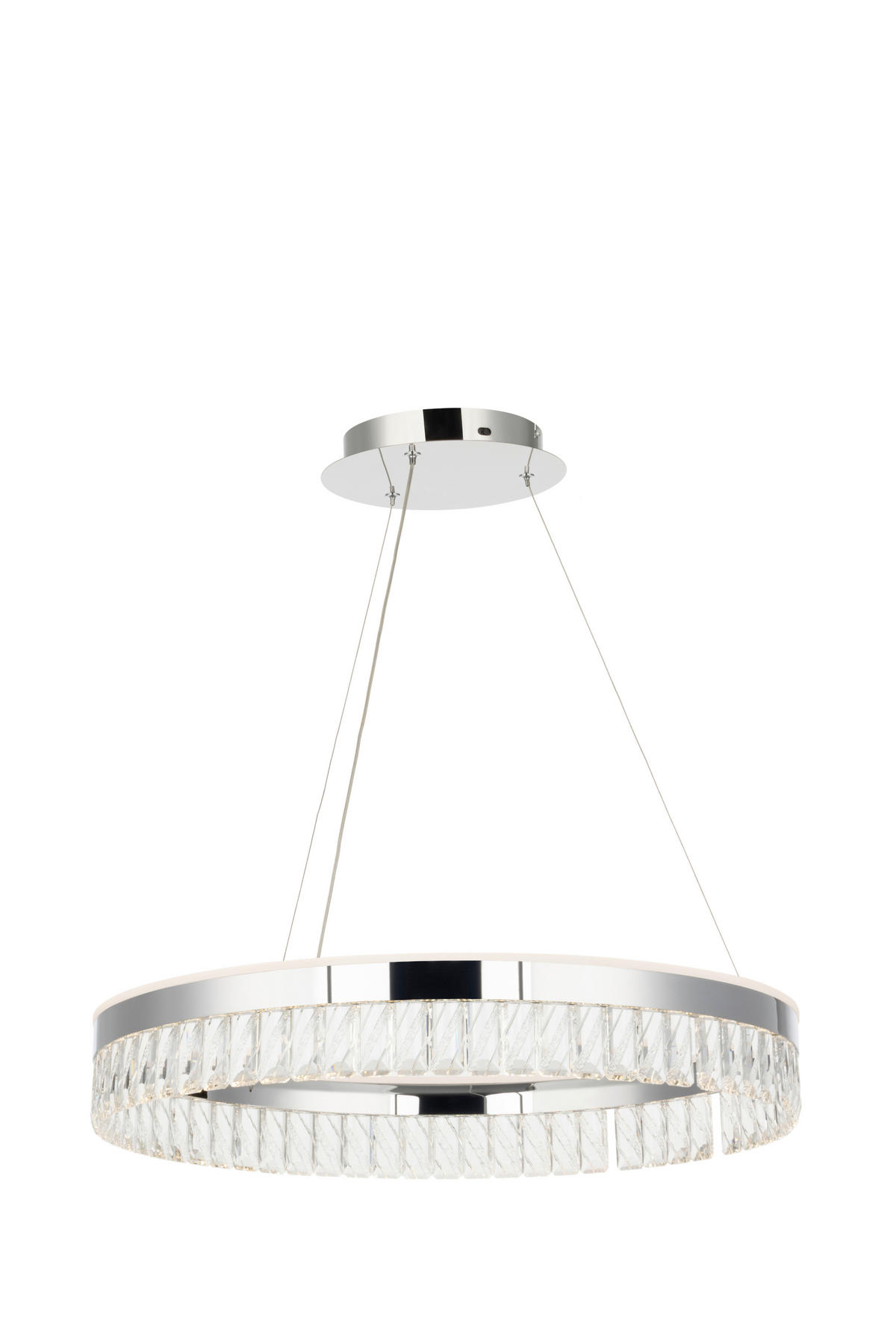 LED-HÄNGLAMPA Bunda 60/150 cm  - klar, Design, metall/glas (60/150cm) - Glandor