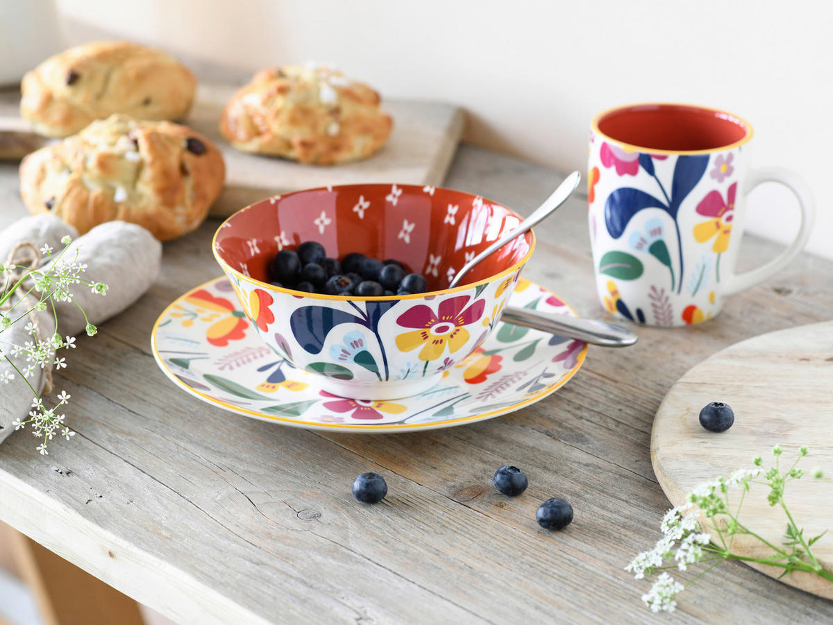 JÍDELNÍ SOUPRAVA, kamenina - vícebarevná, Design, keramika - Creatable