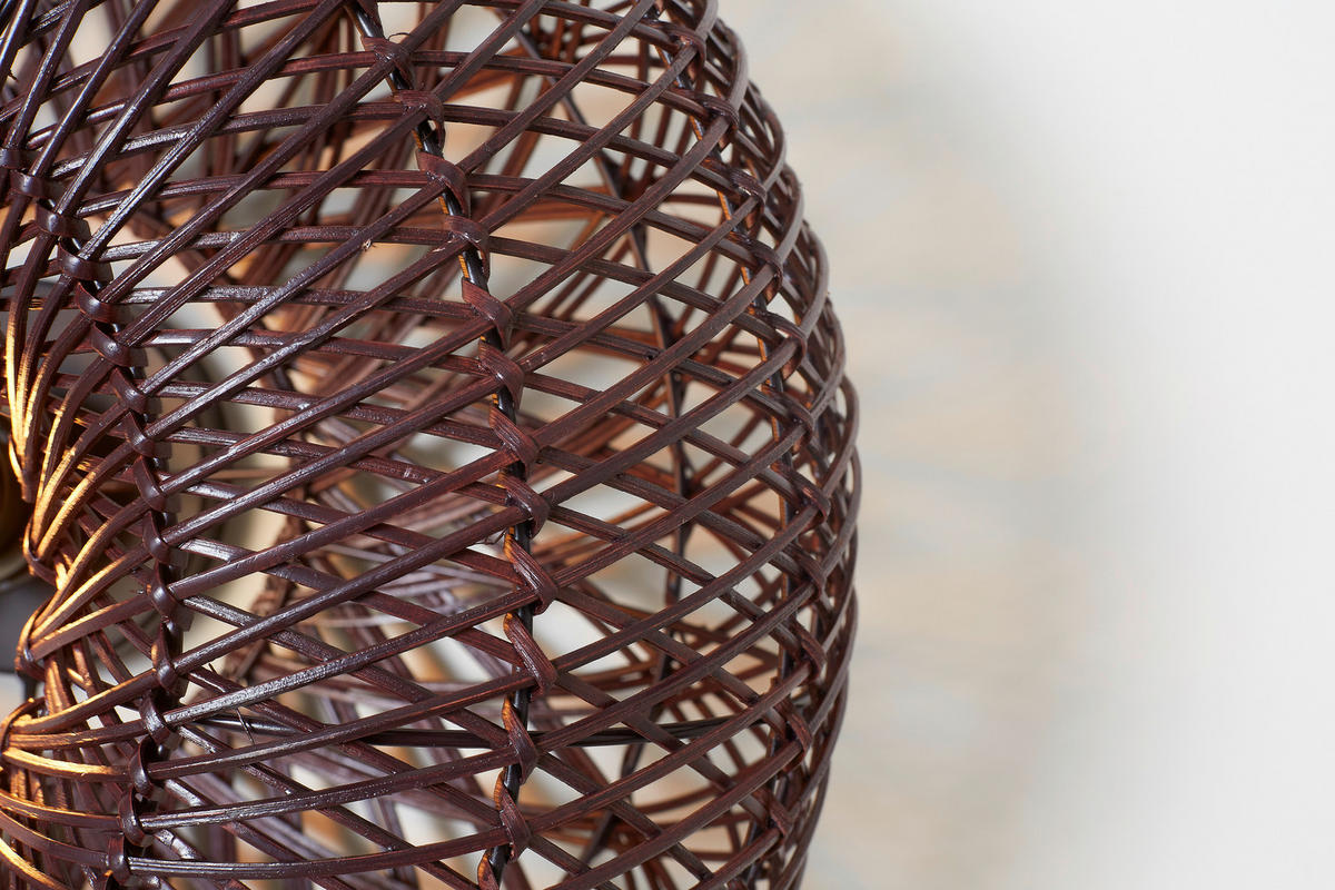 VÄGGLAMPA 50/23 cm   - bordeaux, Basics, naturmaterial (50/23cm) - Good & Mojo