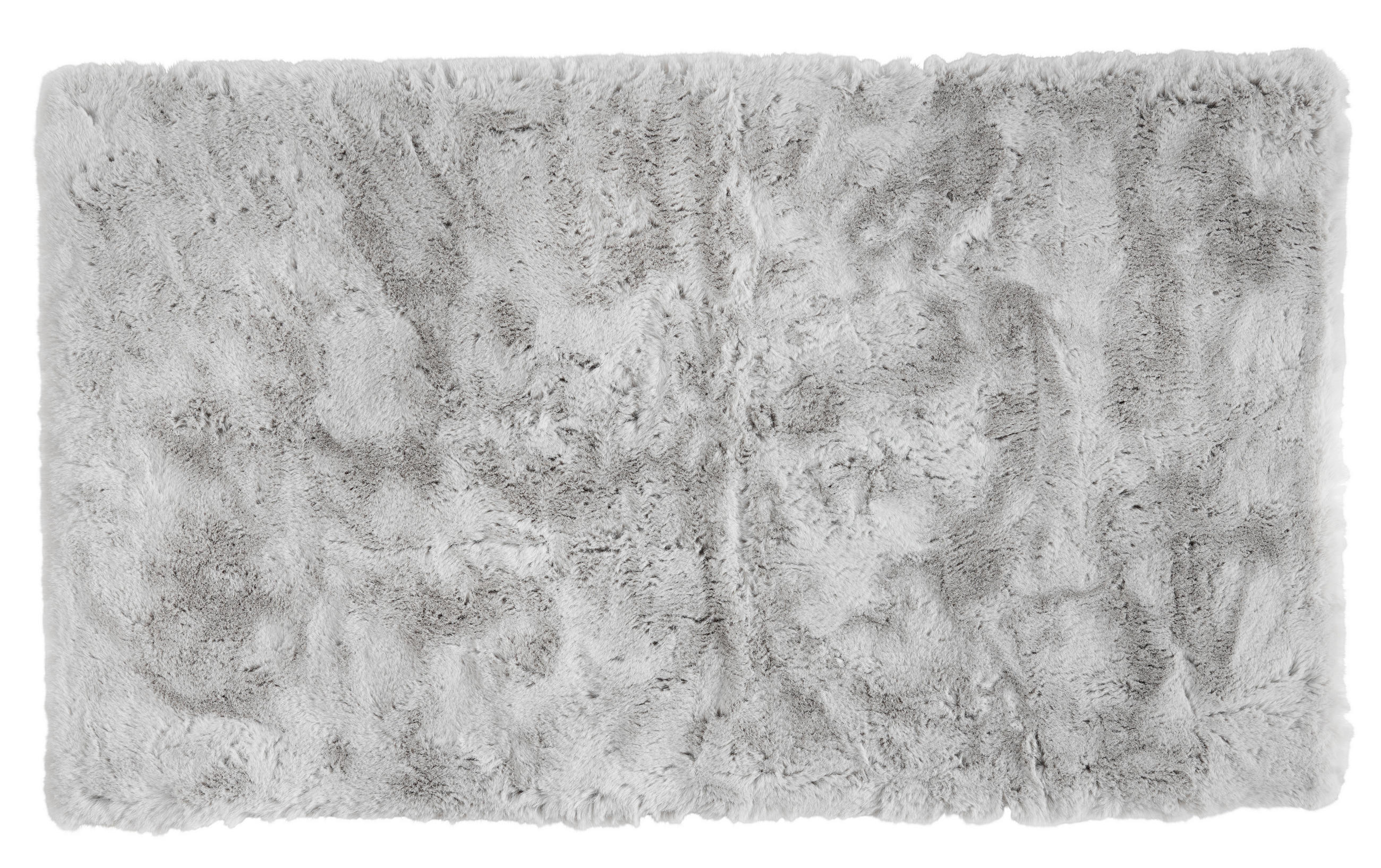 KUPATILSKA PROSTIRKA Secco  srebrna 70/120 cm  - srebrna, Dizajnerski, tekstil/plastika (70/120cm) - Esposa