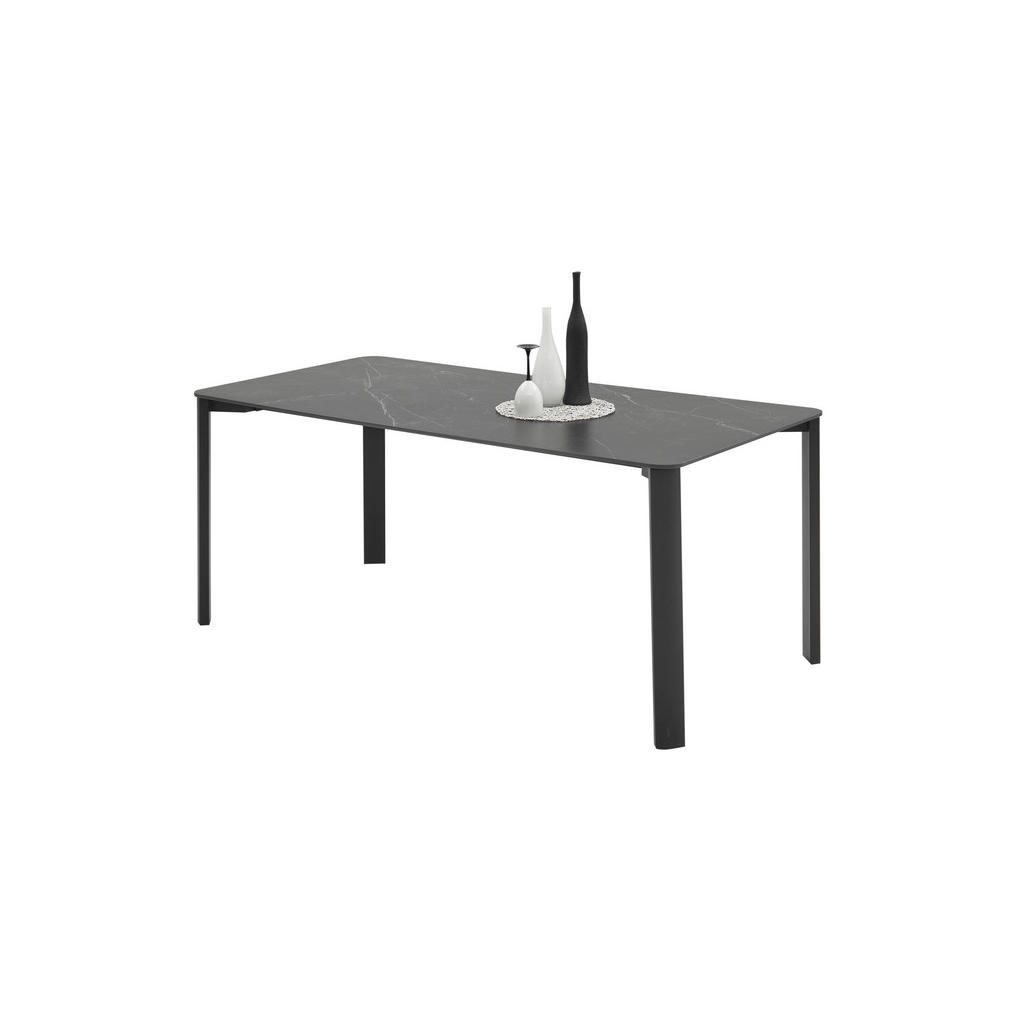 Thumbnail - Mid.you Esstisch, Schwarz, Keramik, Marmoroptik, rechteckig, eckig, 180x76x90 cm, Esszimmer, Tische, Esstische, Esstisch...
