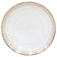 SPEISETELLER Goldfarben, Weiß Hochglanz 27/2,9 cm TAORMINA  - Weiß Hochglanz/Goldfarben, Basics, Keramik (27/2,9cm) - Costa Nova