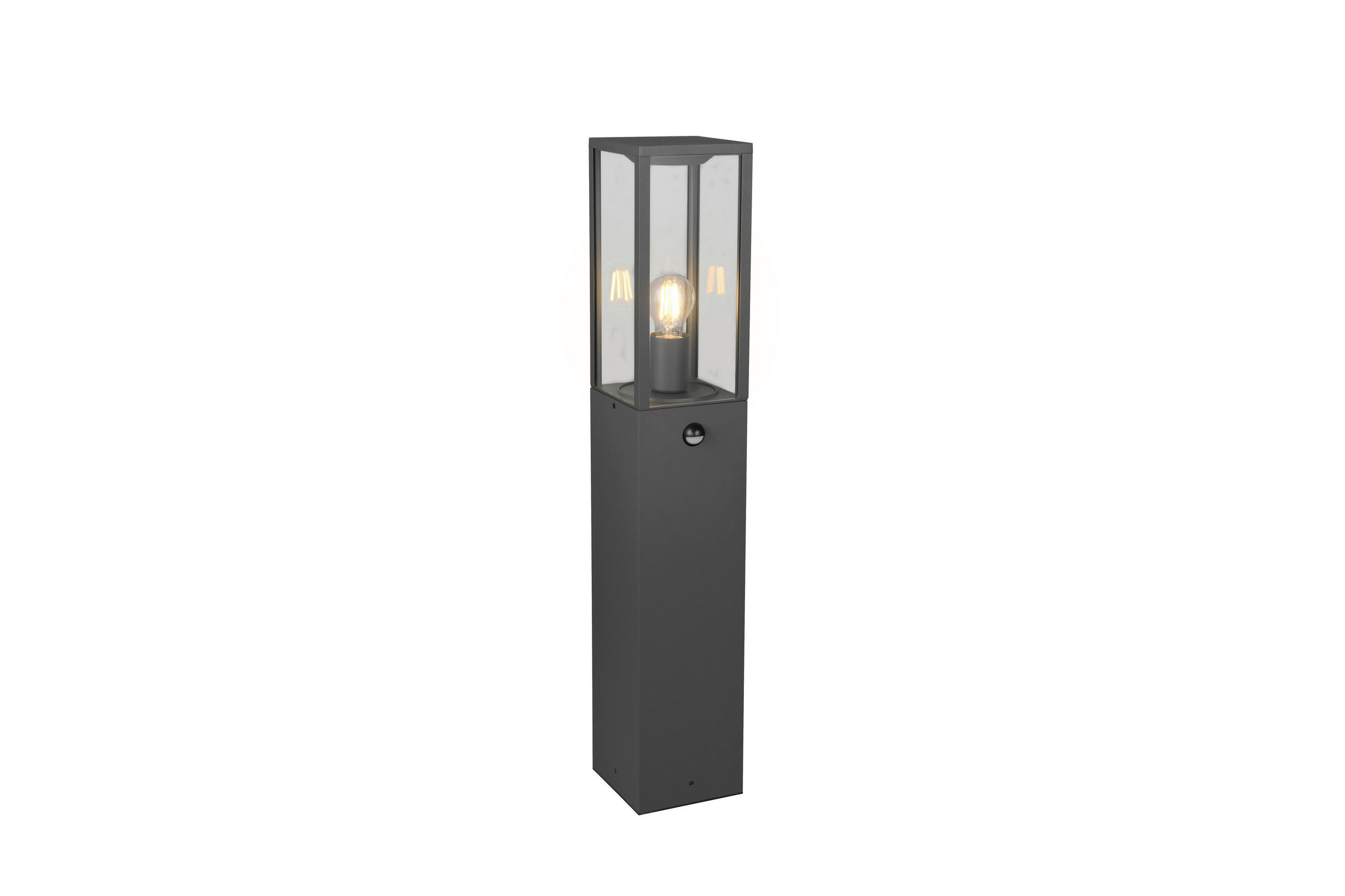 WEGELEUCHTE Garonne  - Klar/Anthrazit, Design, Glas/Metall (14/80/15,5cm) - Trio Leuchten