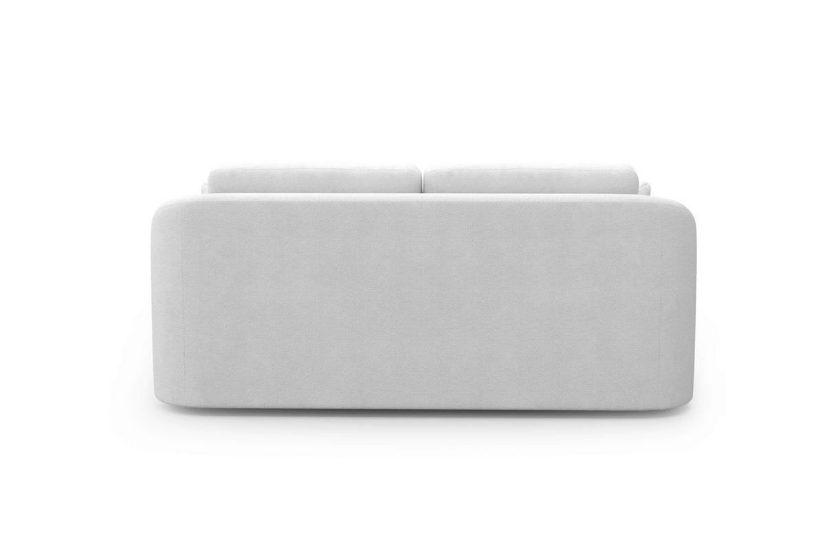 2,5-SITZER in Flachgewebe Silberfarben  - Silberfarben/Schwarz, Modern, Kunststoff/Textil (196/88/107cm) - Sit & More