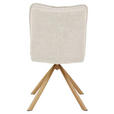 STUHL - Eichefarben/Beige, Design, Textil/Metall (52/89/65cm) - Carryhome