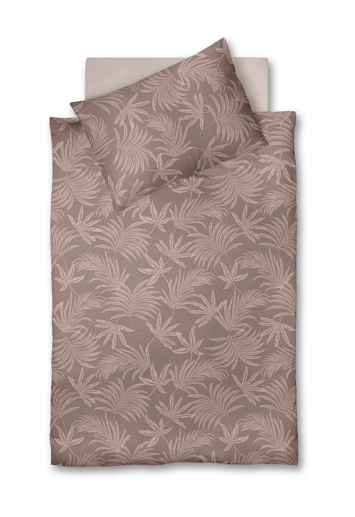 ÁGYNEMŰHUZAT-GARNITÚRA 140/200 cm  - taupe, Basics, textil (140/200cm) - Fleuresse