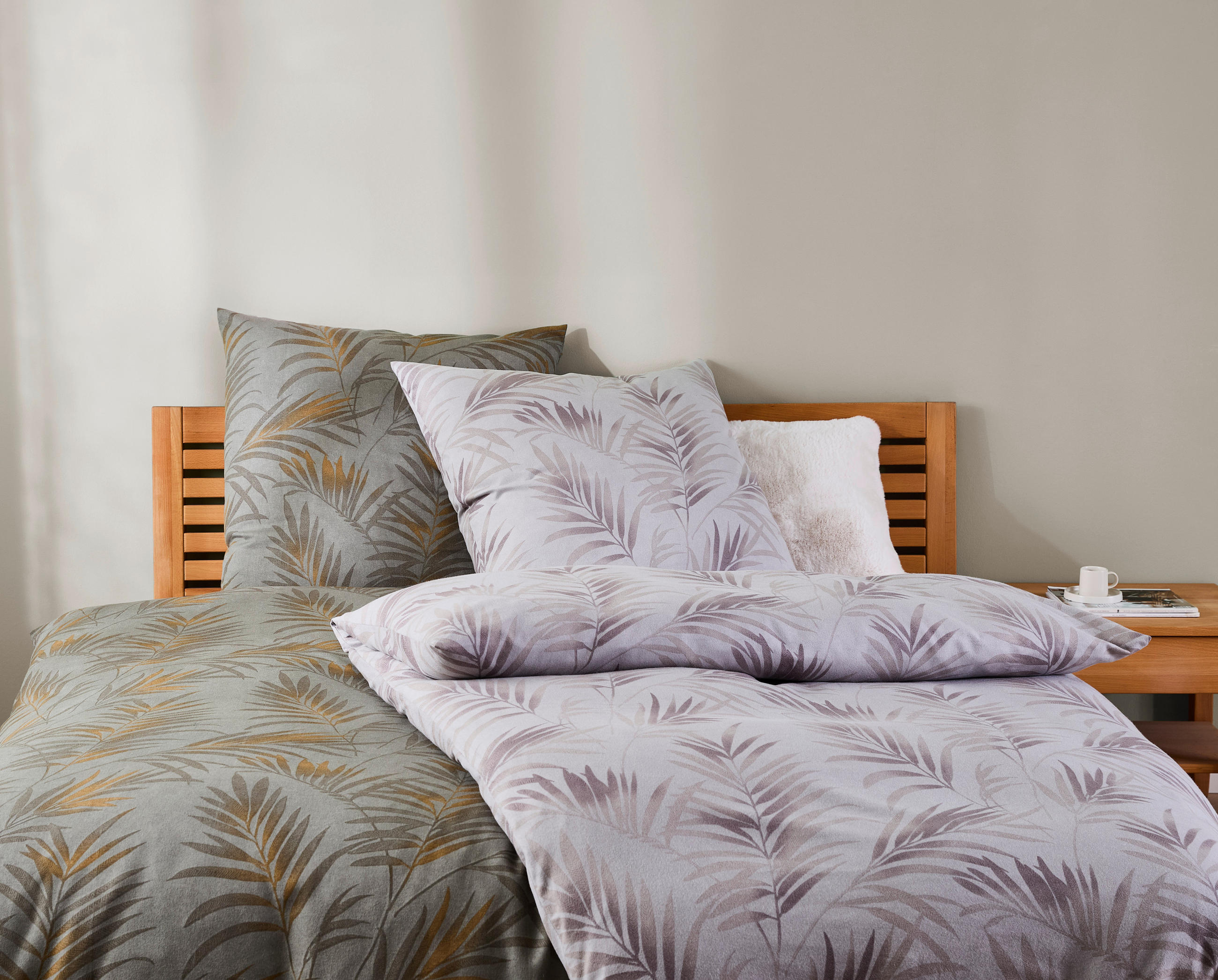 BETTWÄSCHE Atelier Flanell 155/220 cm  - Naturfarben, Design, Textil (155/220cm) - Estella