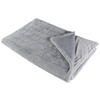 KOŽUŠINOVÁ DEKA, polyester, 150/200 cm - sivá, Konventionell, textil (150/200cm) - Dieter Knoll