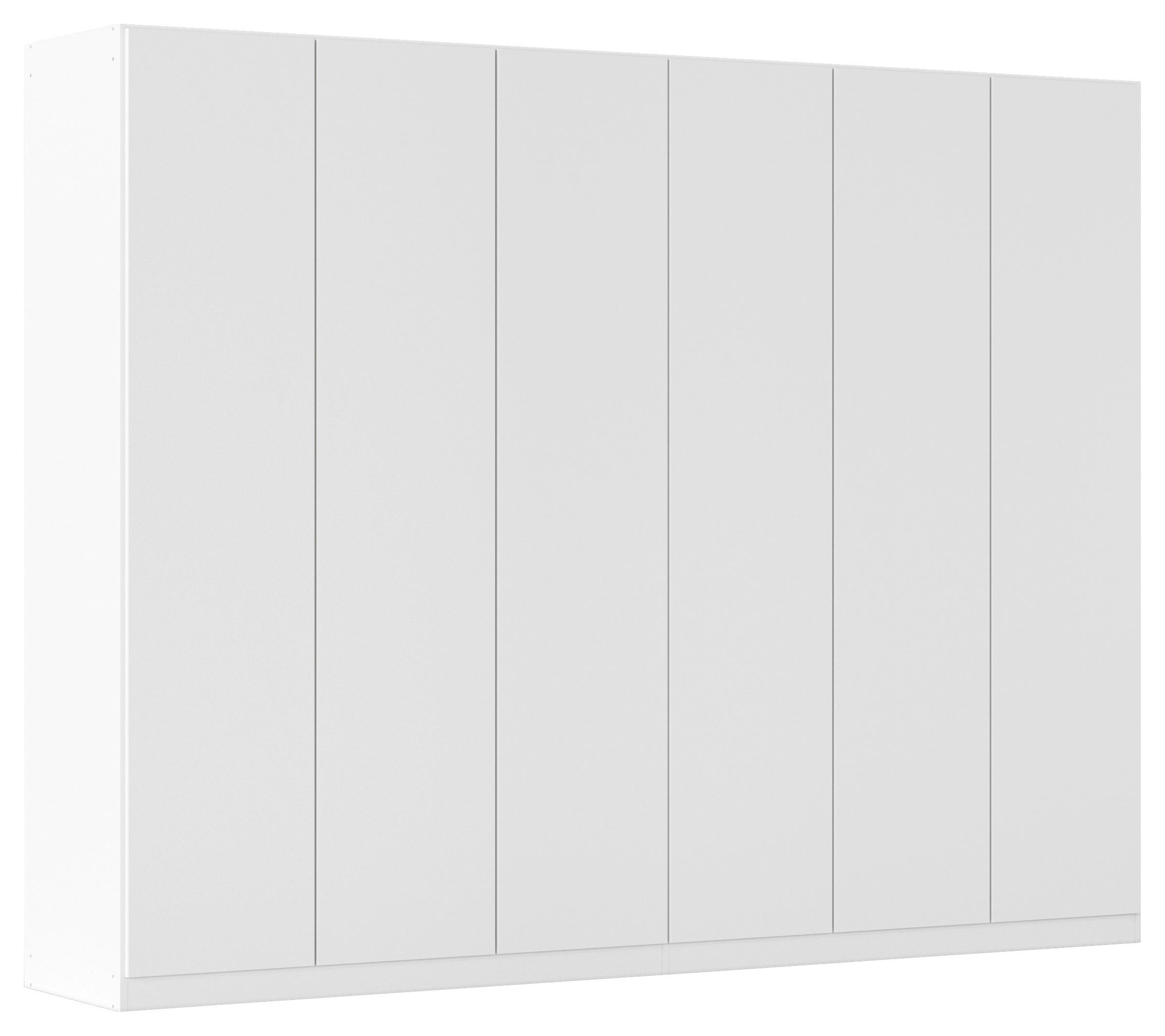 FALTTÜRENSCHRANK 271/210/54 cm 6-türig Weiß  - Weiß, Holzwerkstoff (271/210/54cm) - Rauch Möbel