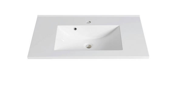 WASCHTISCHKOMBI 80 cm - Schwarz/Graphitfarben, KONVENTIONELL, Holzwerkstoff/Stein (80cm) - Xora