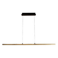 LED-HÄNGELEUCHTE Solaris 120/12/120 cm   - Weiß, Design, Holz/Kunststoff (120/12/120cm)
