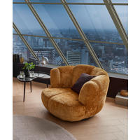 SESSEL in Chenille Goldfarben  - Goldfarben/Schwarz, MODERN, Textil/Metall (101/69/107cm) - Livetastic