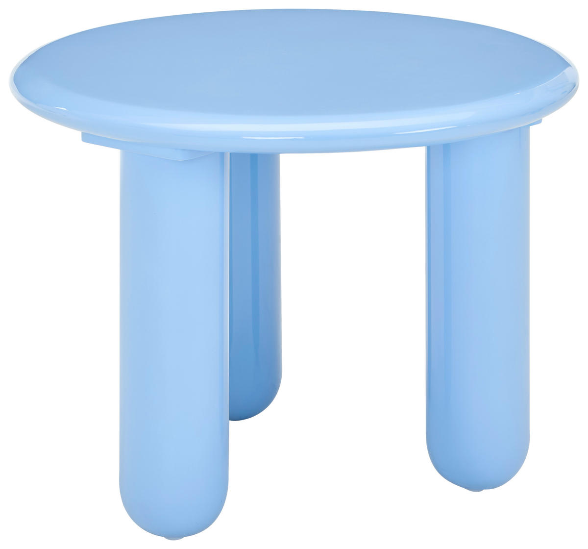 BEISTELLTISCH 60/60/45 cm Blau rund  - Blau, Design, Holzwerkstoff (60/60/45cm) - Novel