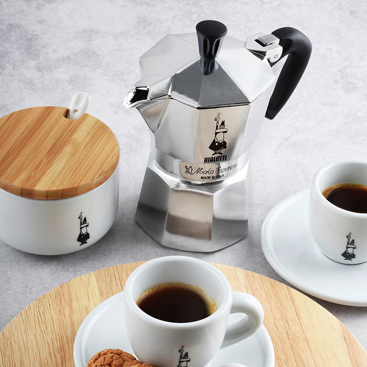 ESPRESSOKOCHER  - Silberfarben, Basics, Kunststoff/Metall (13.4/7.4/13cm) - Bialetti