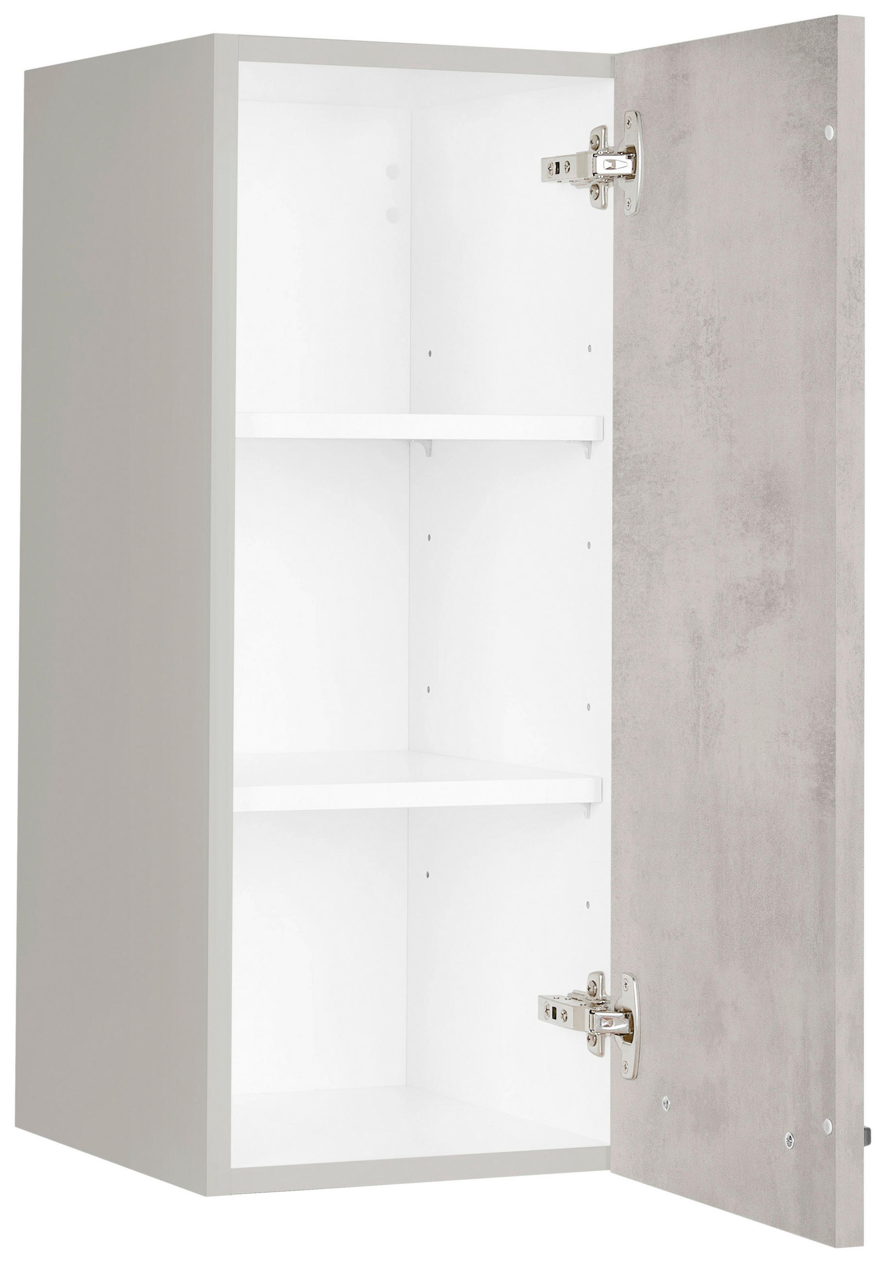 KÜCHENOBERSCHRANK 30/72/35 cm  in Hellgrau  - Edelstahlfarben/Hellgrau, MODERN, Holzwerkstoff/Metall (30/72/35cm) - Nobilia