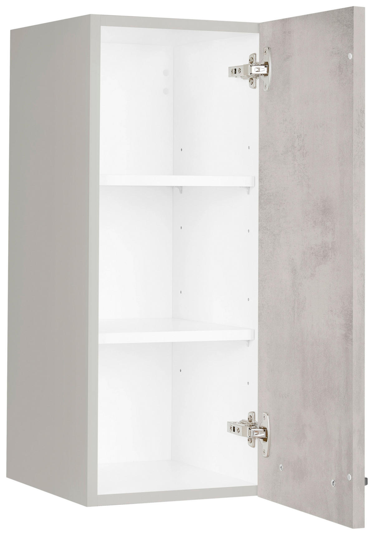 KÜCHENOBERSCHRANK 30/72/35 cm  in Hellgrau  - Edelstahlfarben/Hellgrau, MODERN, Holzwerkstoff/Metall (30/72/35cm) - Nobilia