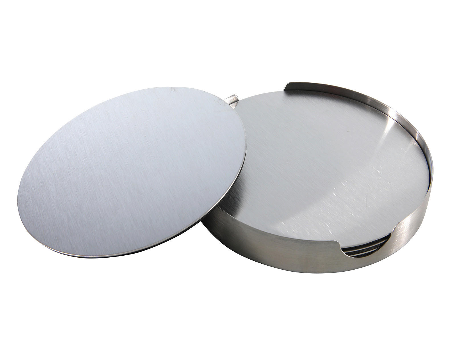 PODMETAČ ZA ČAŠU - srebrne boje, Basics, metal (11cm)