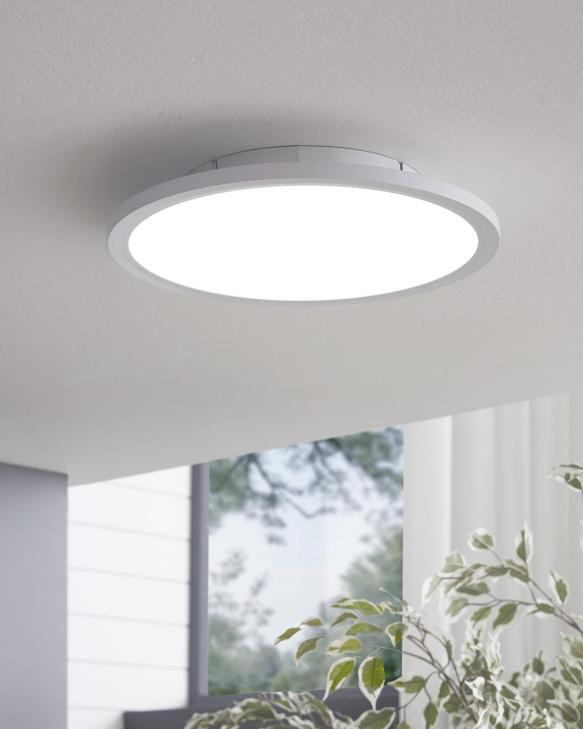LED-PANEEL 60/5 cm   - Weiß, MODERN, Kunststoff/Metall (60/5cm) - Eglo