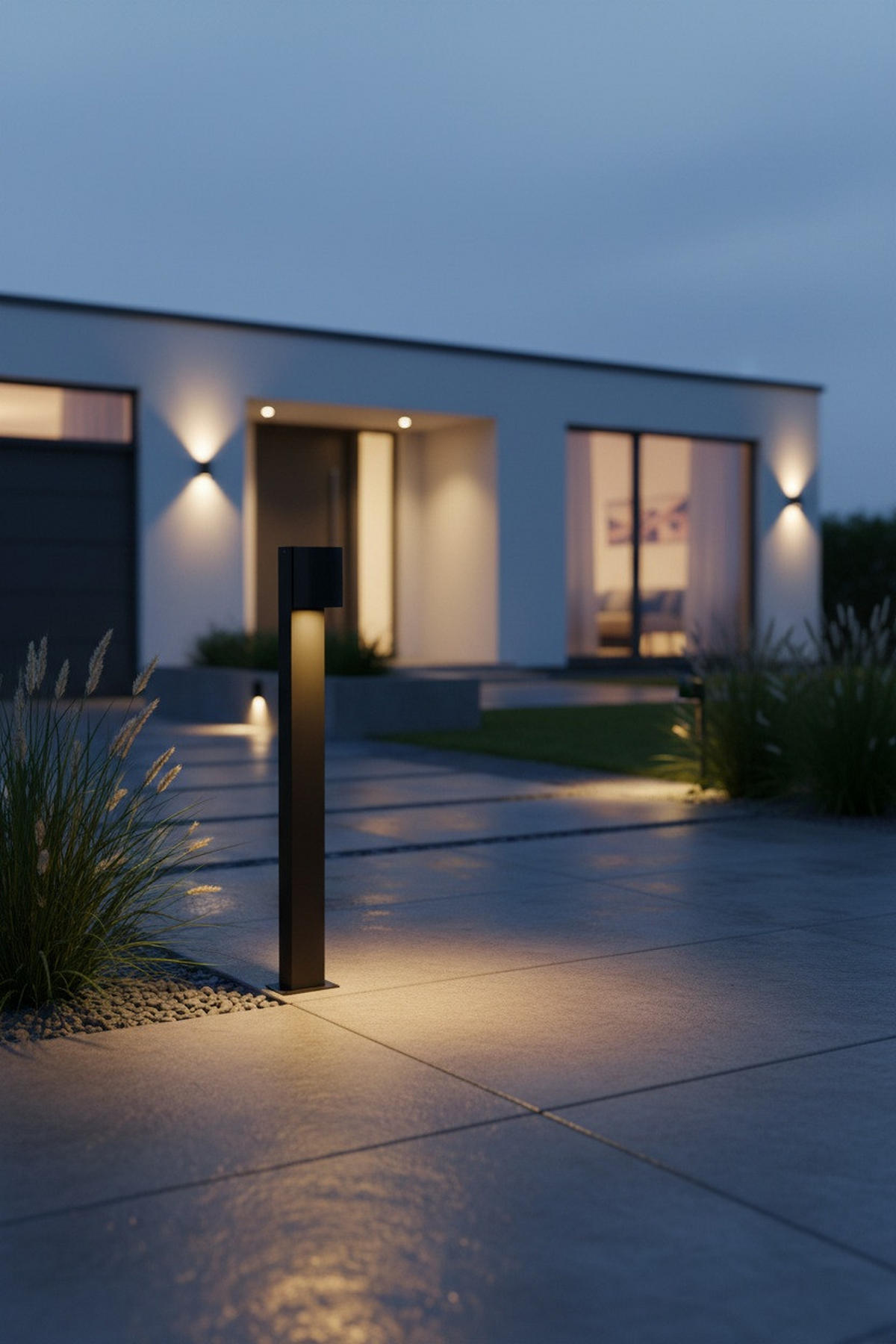 SOCKELLEUCHTE Alor 12/75/11,5 cm  - Schwarz, Basics, Kunststoff/Metall (12/75/11,5cm) - Markslöjd