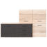 KOMMODE 181,7/108,6/44 cm - Eschefarben/Dunkelbraun, Design, Glas/Holz (181,7/108,6/44cm) - Valdera KOMMODE 181,7/108,6/44 cm - Eschefarben/Dunkelbraun, Design, Glas/Holz (181,7/108,6/44cm) - Valdera