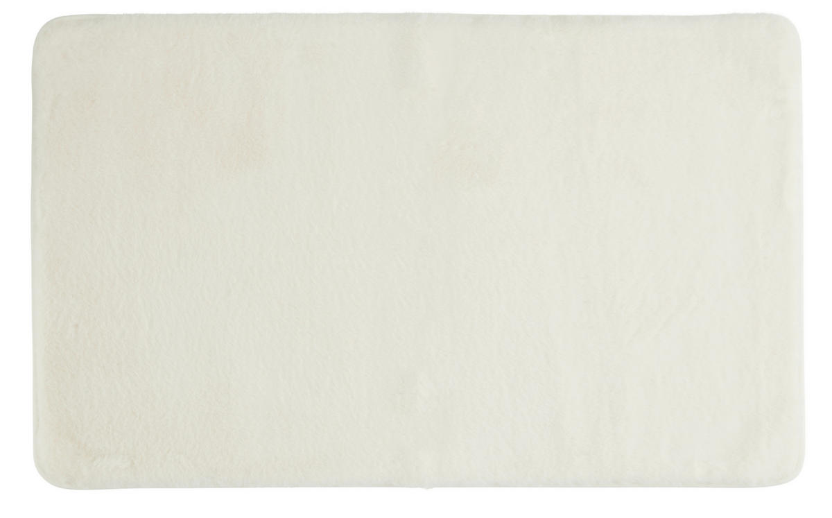 BADEMATTE Weiss 60/100 cm  - Weiss, Basics, Kunststoff/Textil (60/100cm) - Esposa