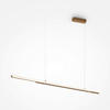 PENDELLAMPA Modern 150/6/1,5 cm  - mässingsfärgad, Trend, metall (150/6/1,5cm) - MAYTONI