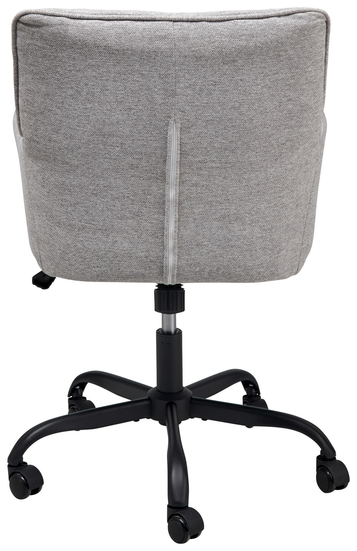 OTOČNÁ ŽIDLE, vzhled lnu, světle šedá - černá/světle šedá, Lifestyle, kov/dřevo (59/83-91/62.5cm) - MID.YOU