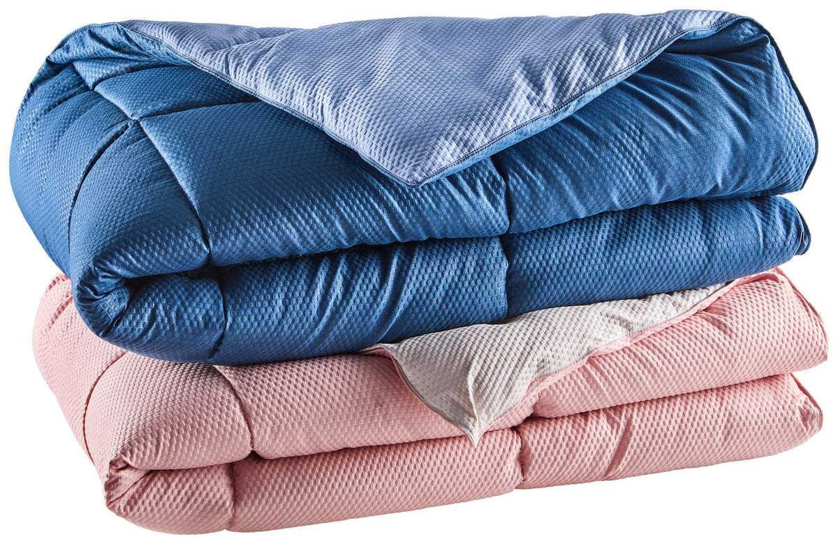 GANZJAHRESDECKE   135/200 cm   - Pink/Creme, Basics, Textil (135/200cm) - Sleeptex