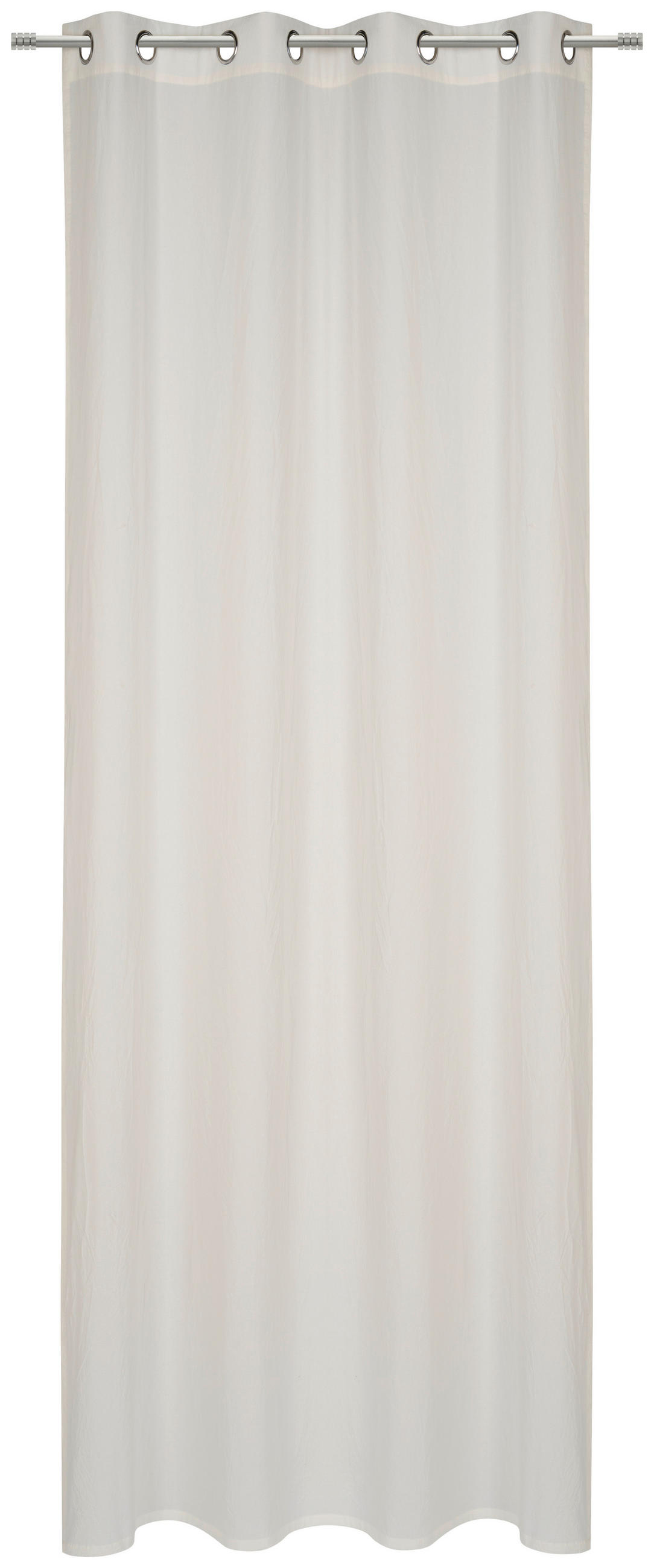 ÖSENVORHANG blickdicht  - Weiß, Basics, Textil (135/255cm) - Esposa