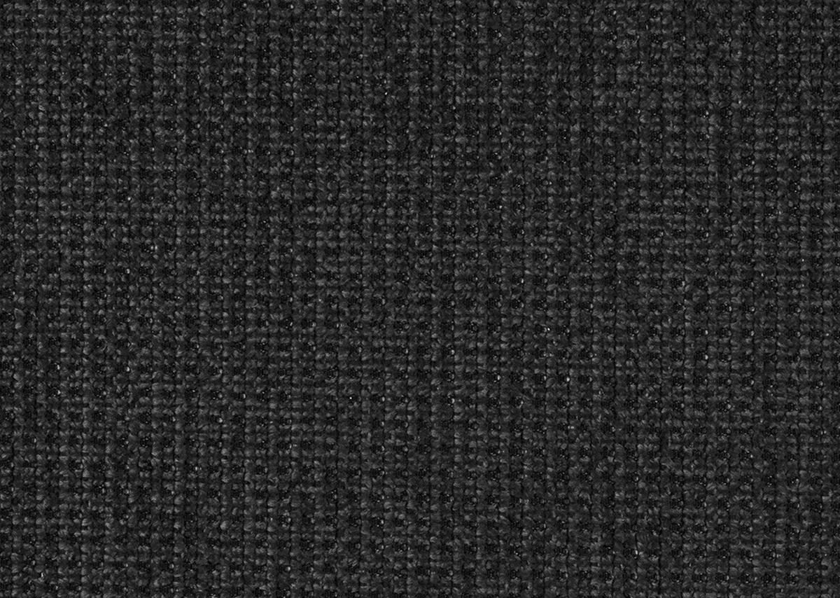 ECKSOFA in Webstoff Schwarz  - Chromfarben/Schwarz, Design, Textil/Metall (332/227cm) - Carryhome