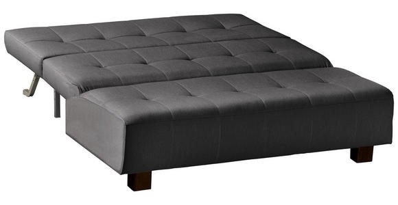 SCHLAFSOFA Juice in Anthrazit  - Anthrazit/Schwarz, Design, Textil/Metall (165/92/102cm) - Novel