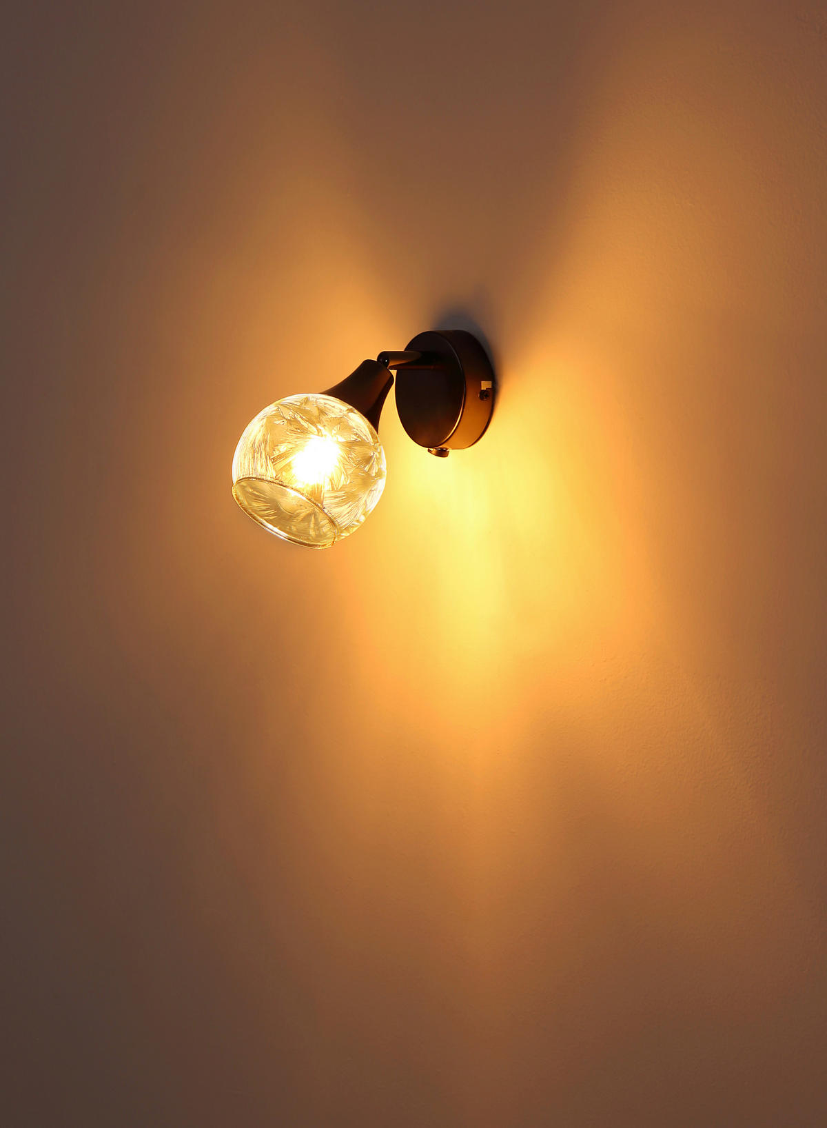 STRAHLER 12/16 cm   - Schwarzchrom/Grau, Basics, Glas/Metall (12/16cm) - Globo