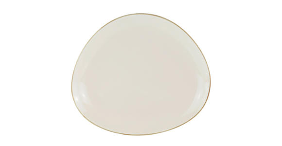 SPEISETELLER AQUA SABBIA   30/26 cm  - Beige, Trend, Keramik (30/26cm) - Novel