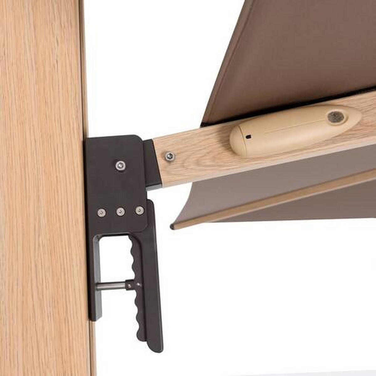 AMPELSCHIRM 400x300 cm Greige  - Greige/Eichefarben, Basics, Textil/Metall (400/300cm) - Doppler