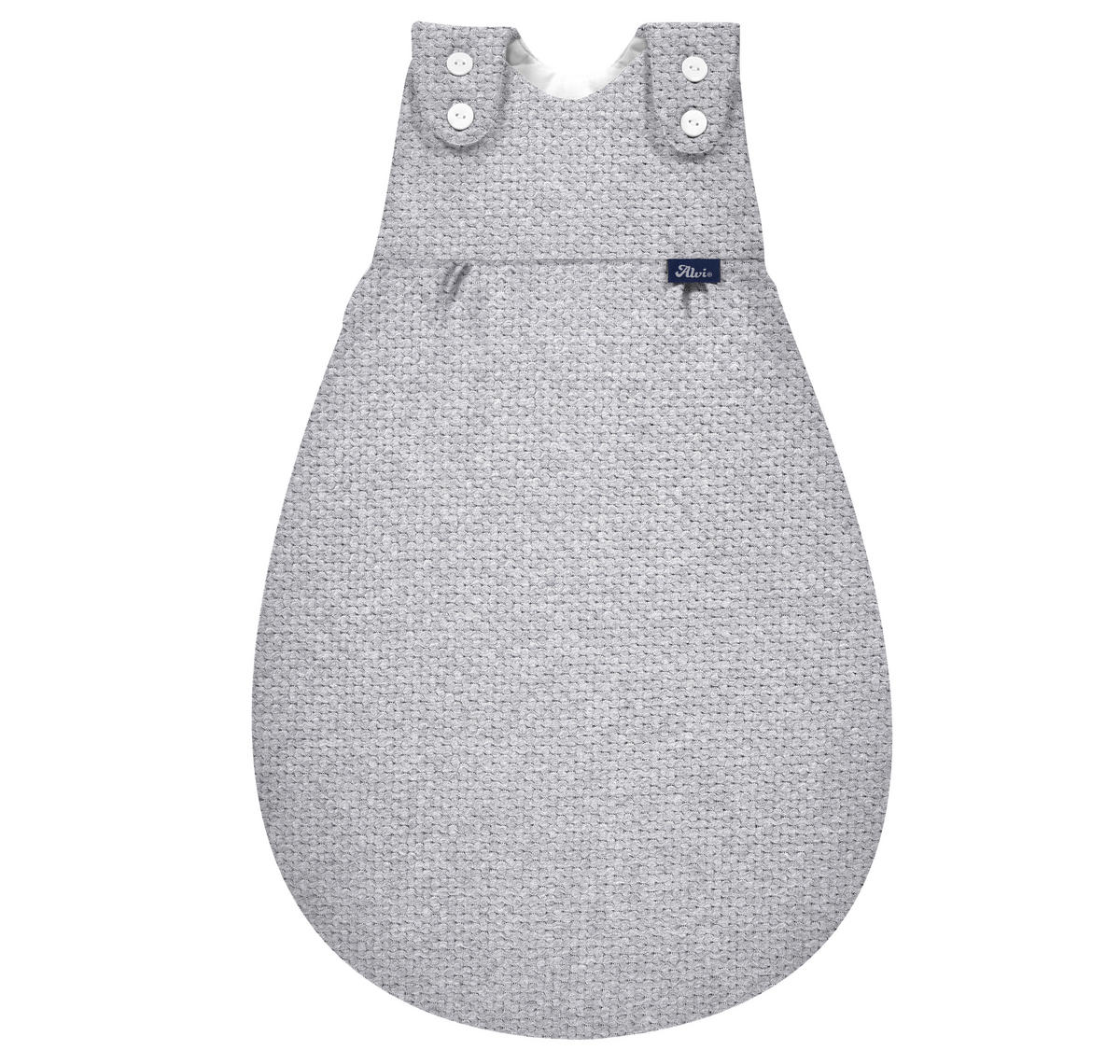 BABYSCHLAFSACKSET Baby-Mäxchen    62/68   - Hellgrau/Weiß, Basics, Textil (62/68null) - Alvi