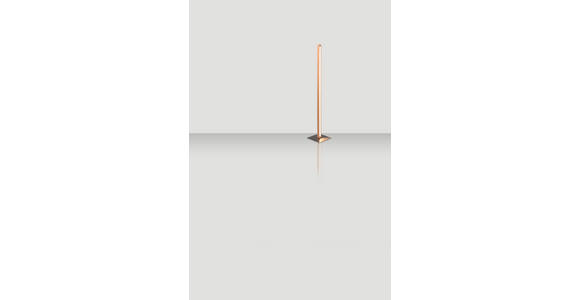 LED-STEHLEUCHTE 22/115 cm - Eichefarben, LIFESTYLE, Holz/Kunststoff (22/115cm) - Novel