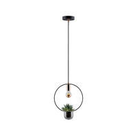 HÄNGELEUCHTE 30 cm  - Schwarz/Kupferfarben, Design, Glas/Metall (30cm) - Paulmann