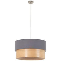 HÄNGELEUCHTE 45/120 cm   - Anthrazit, MODERN, Holz/Kunststoff (45/120cm) - Novel