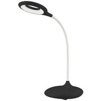 LED ÍRÓASZTALI LÁMPA - fekete, Trend, műanyag (41cm) - Xora