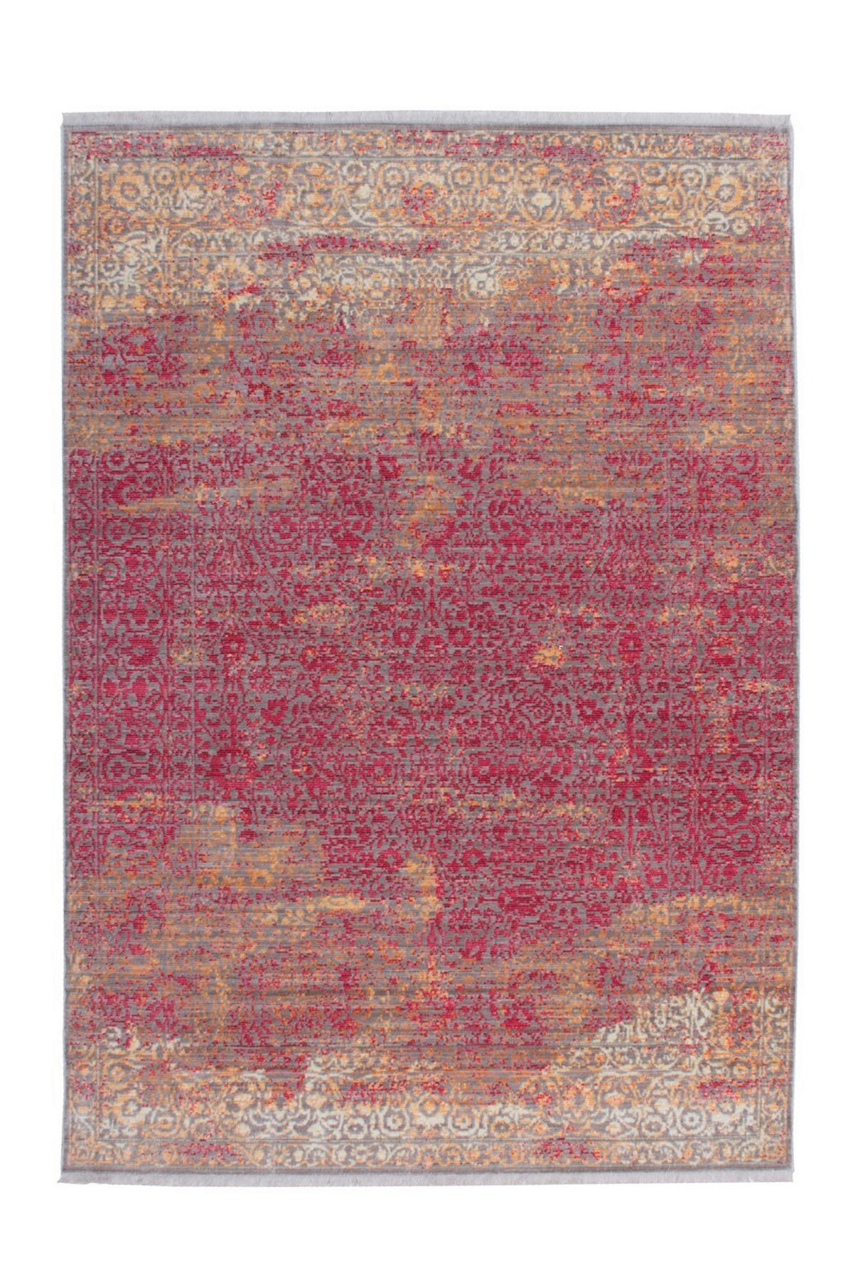 FLACHWEBETEPPICH 160/230 cm Antigua Orange, Rot  - Rot/Orange, Design, Textil (160/230cm) - Novel