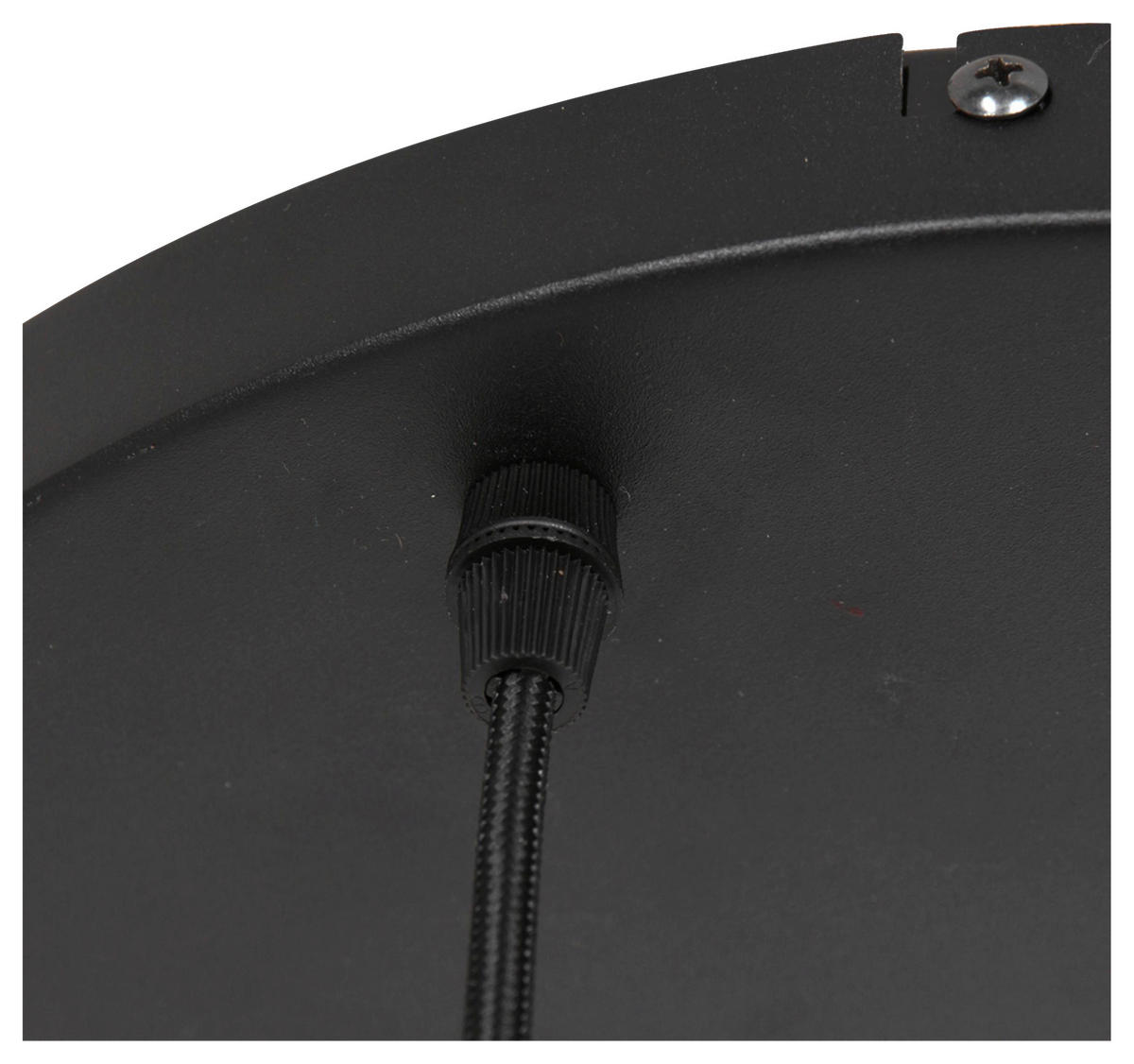 PENDELLEUCHTE  25/40-150/120 cm   - Schwarz, Trend, Glas/Metall (25/40-150/120cm)