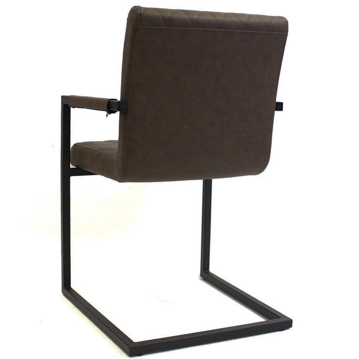 SADA STOLIČIEK S PODRÚČKAMI 2 kus - hnedá/svetlohnedá, Lifestyle, kov/textil (54/86/57cm) - MID.YOU