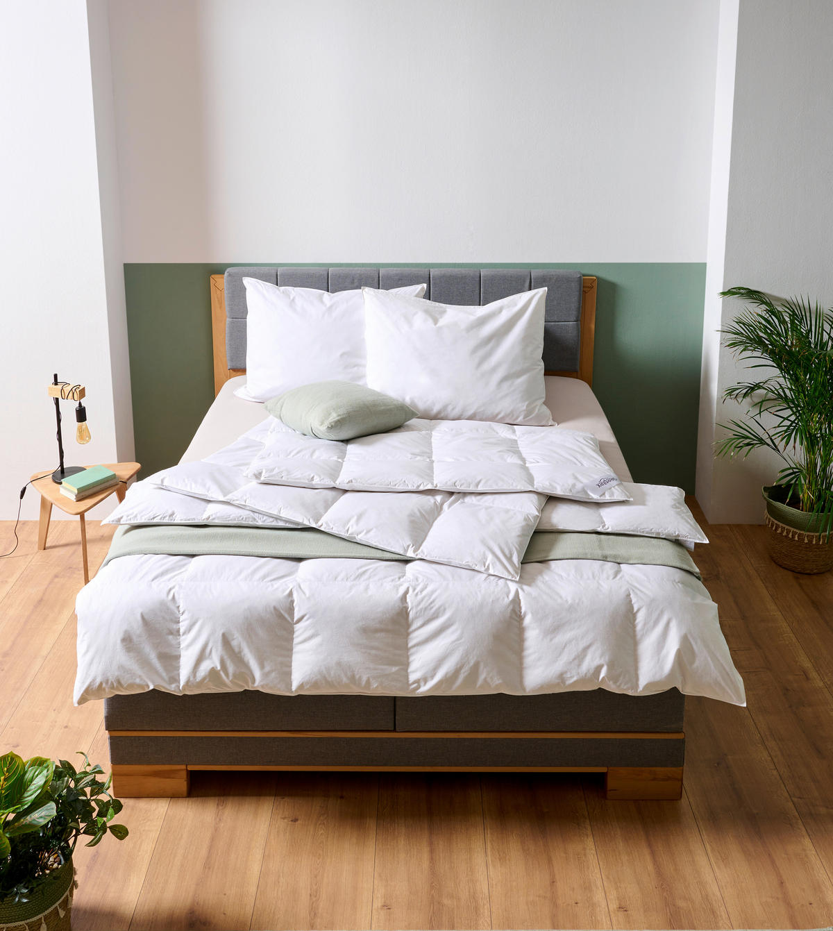 CELOROČNÍ PŘIKRÝVKA, 140/200 cm, peří, prachové peří - bílá, Basics, textil (140/200cm) - Sleeptex
