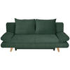 SCHLAFSOFA Cord Dunkelgrün  - Dunkelgrün/Buchefarben, KONVENTIONELL, Holz/Textil (200/75/85cm) - Carryhome