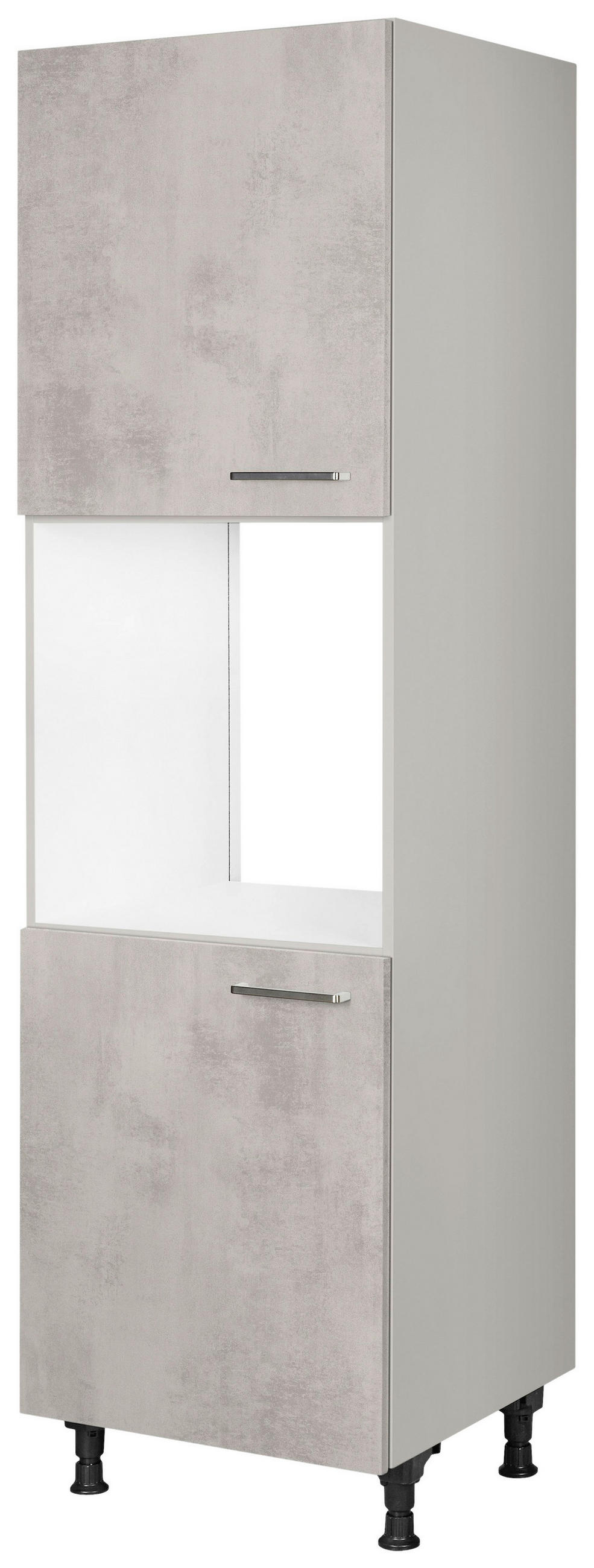 Nobilia Geräteumbauschrank Riva Hellgrau 60x216.6x58 cm