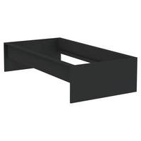 BETTRAHMEN 90/200 cm  in Anthrazit  - Anthrazit, Konventionell, Holzwerkstoff (90/200cm) - Hom`in