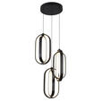 LED-HÄNGELEUCHTE 34/250 cm  - Schwarz, Design, Kunststoff/Metall (34/250cm) - Novel