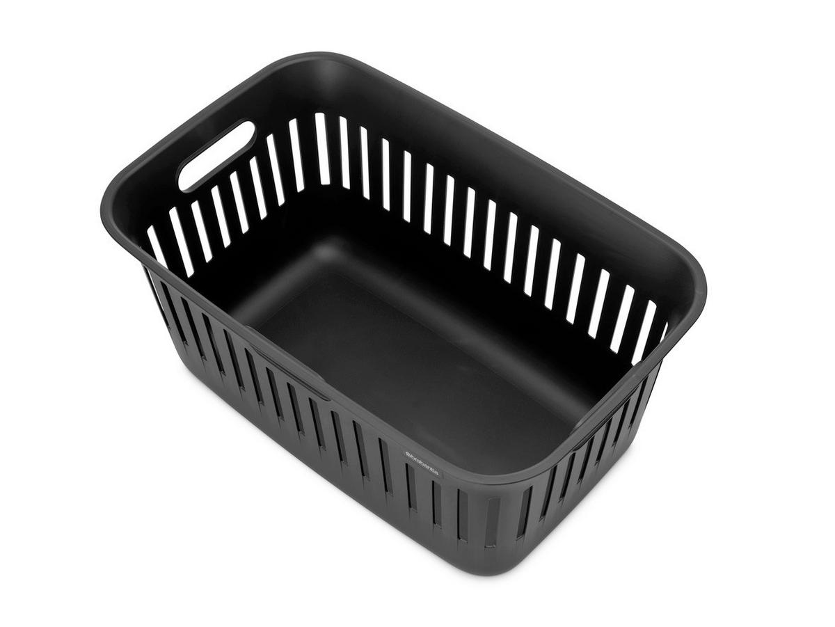 KOŠARA ZA PERILO - črna, Basics, umetna masa (58,7/38,7/27cm) - Brabantia